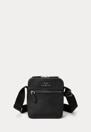 Polo Ralph Lauren, PEBBLED LEATHER CROSSBODY BAG - Sac bandoulière - black