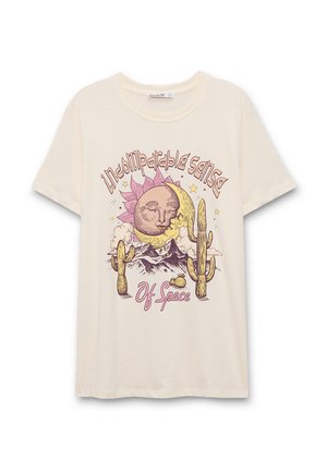 INSIDE Camiseta estampada - blanco