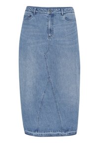 NICOLE - Falda vaquera - medium blue denim