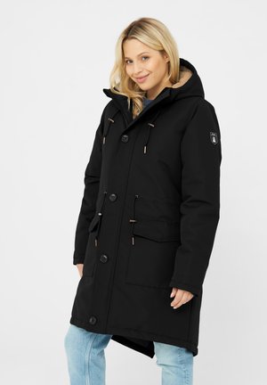 FESTHOLM - Wintermantel - black caramel