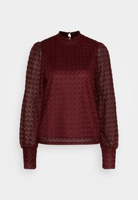 Non sélectionné, maroon banner