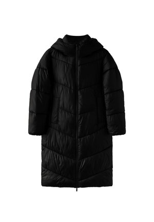 Stradivarius, BASIC ONGLINE JACKET - Vinterfrakke - black