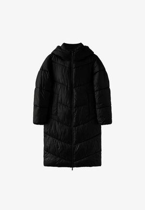 Stradivarius, BASIC ONGLINE JACKET - Vinterfrakke - black