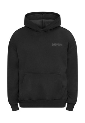 Dropsize HEAVY HD PRINT - Džemperis ar kapuci - black