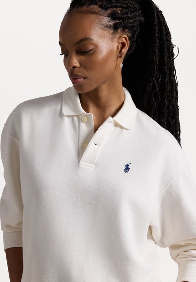 Polo Ralph Lauren POLO-COLLAR FLEECE PULLOVER - Mikina - nevis
