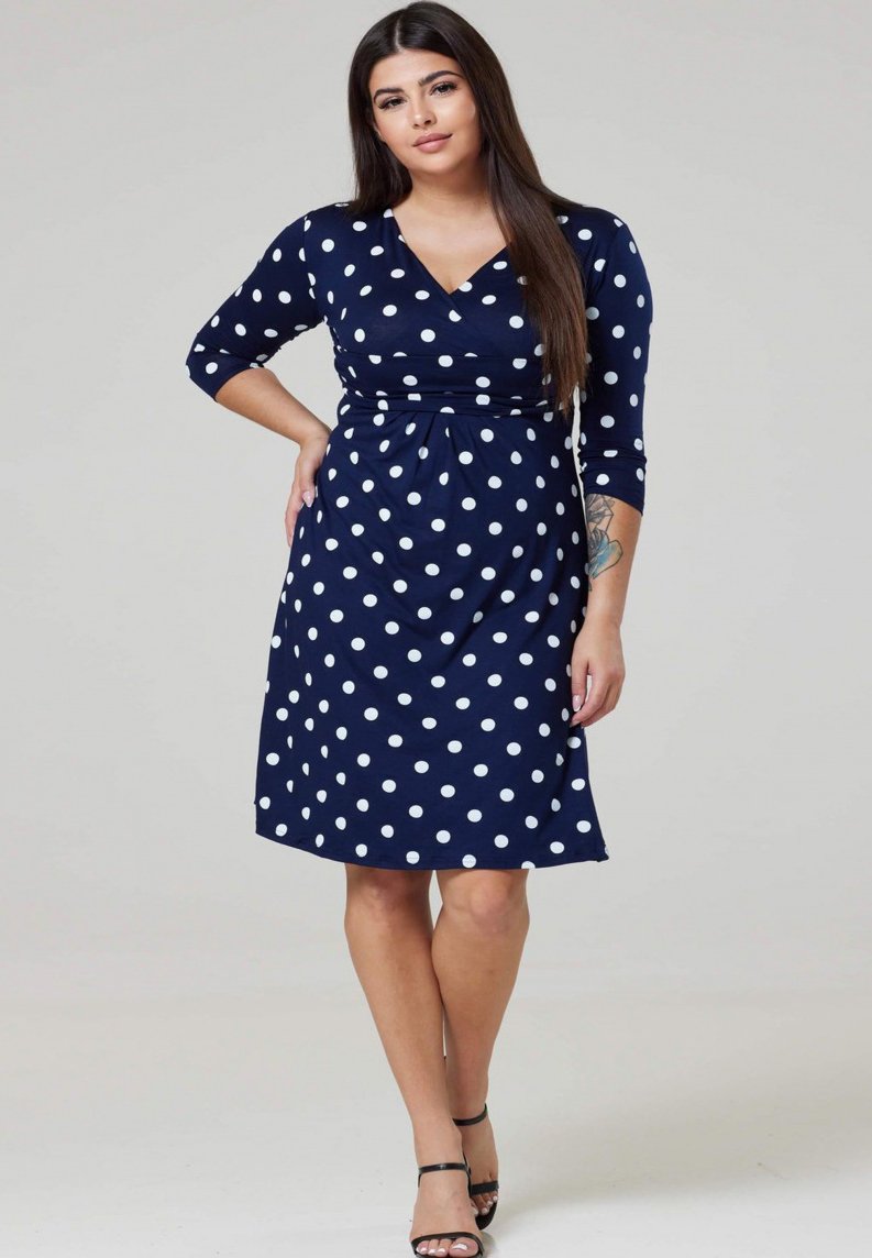 Chelsea Clark EMPIRE - Denné šaty - dark blue/white/dark blue