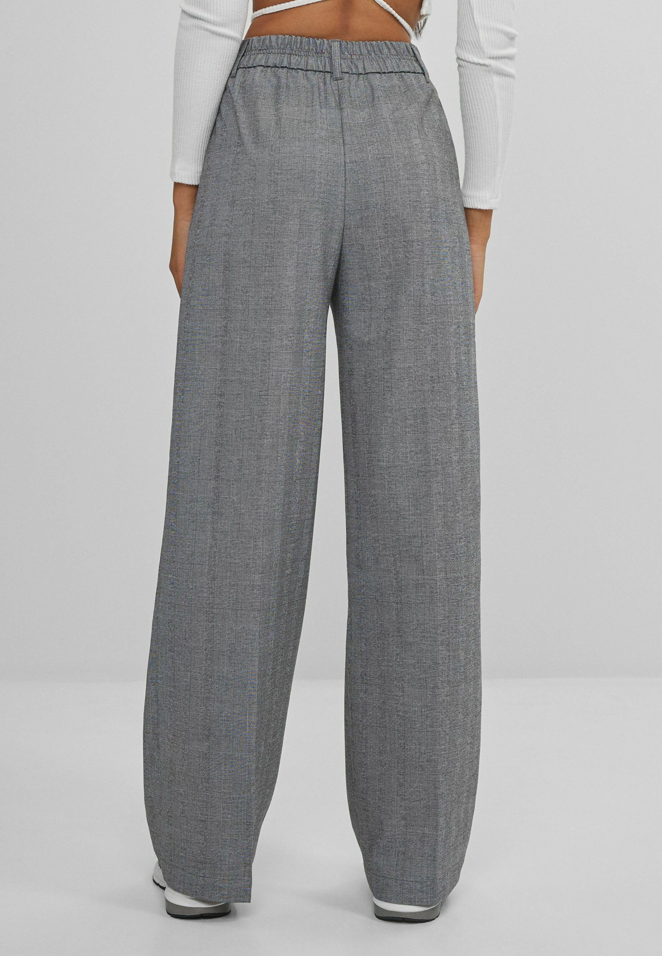 Bershka Broek - grey/Grijs - Zalando.nl