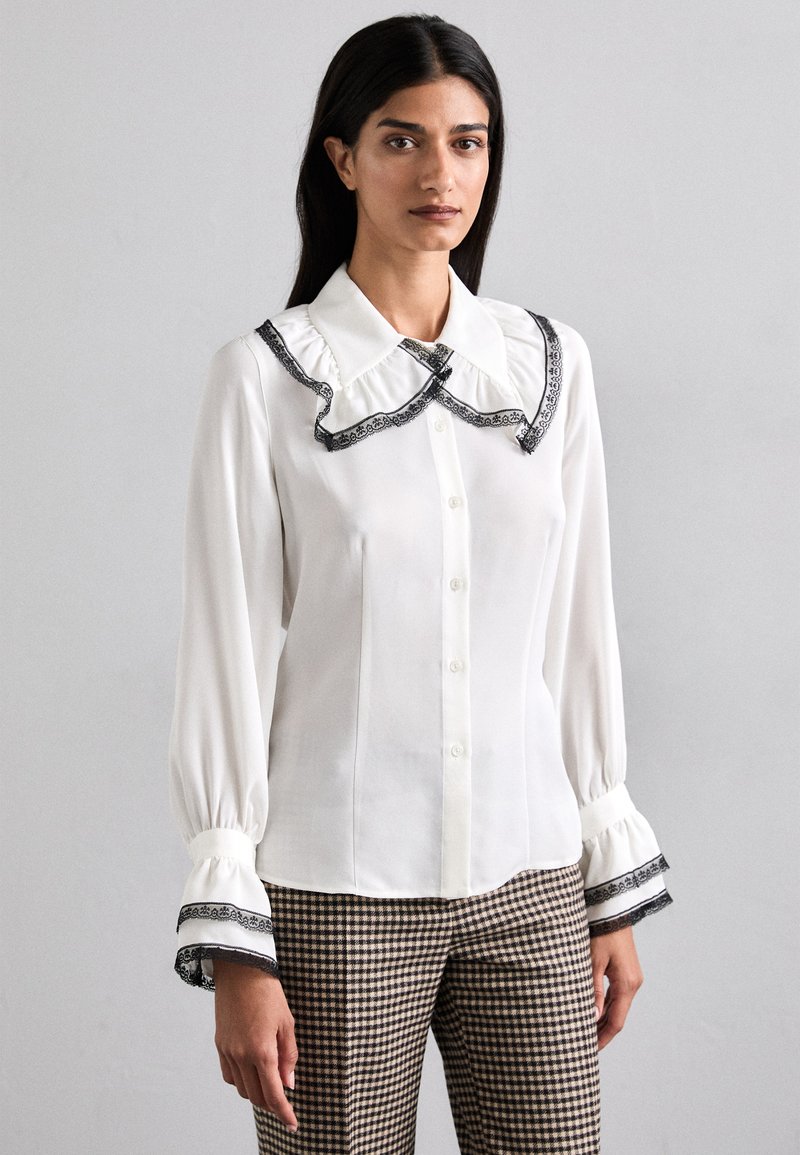 The Kooples CHEMISE - Blúzka so zapínaním na gombíky - white