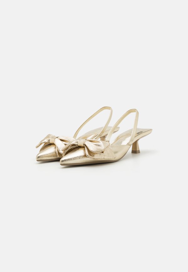 ONLCOCO BOW SLINGBACK  - Classic heels - gold2