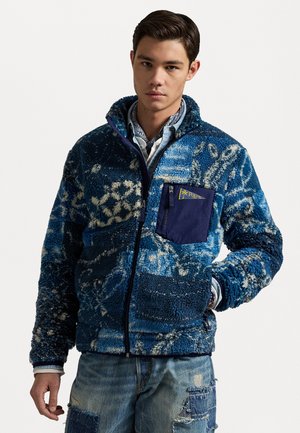 SHIBORI-INSPIRED FLEECE JACKET - Fleecejacke - indigo shibori