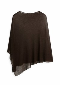 Massimo Dutti FLOWING - Cape - dark brown