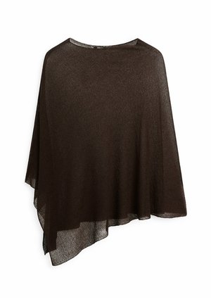 Massimo Dutti FLOWING - Cape - dark brown