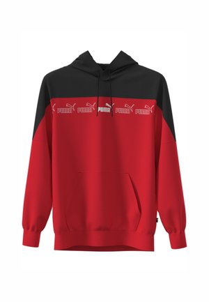 Puma AROUND THE BLOCK - Kapuzenpullover - for all time red black