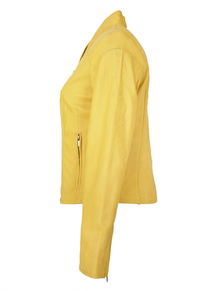 Damen Leichte Jacken | JILANI TULIP Lederjacke hellgelb/gelb - SP92218 Damen Leichte Jacken | JILANI TULIP Lederjacke hellgelb/gelb - SP92218