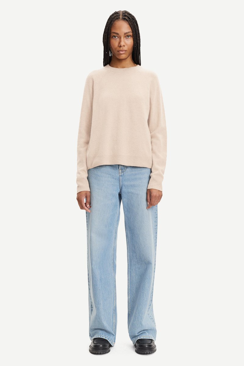 Samsøe Samsøe BOSTON O NECK - Camisola - beige