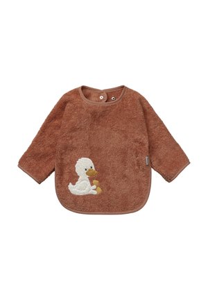 Sterntaler SLEEVE BIB EDDA - Bib - bräunlich