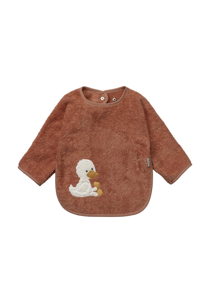 Sterntaler SLEEVE BIB EDDA - Bavaglino - bräunlich
