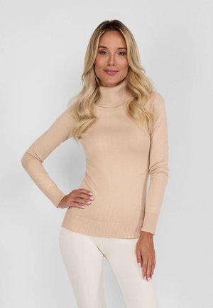 RESPECT ROLL NECK - Trui - beige