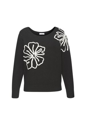 Strickpullover - schwarz