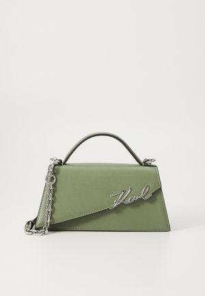 SIGNATURE SLIM CROSSBODY - Håndtasker - oil green