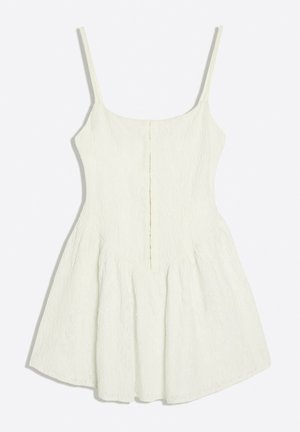 Bershka, DRESS - Robe de jour - white
