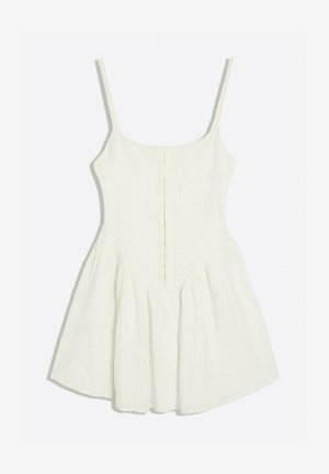 Bershka, DRESS - Freizeitkleid - white