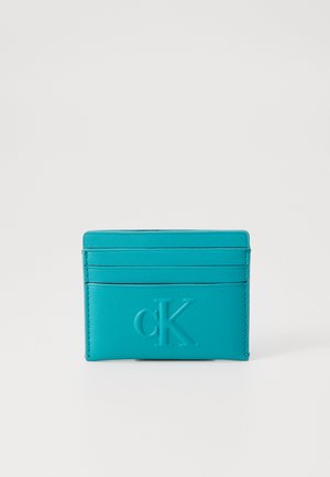SCULPTED CARDCASE UNISEX - Piniginė - teal slate