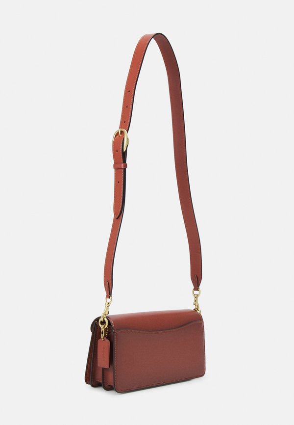 SIGNATURE TABBY SHOULDER BAG - Cross body bag - tan rust2