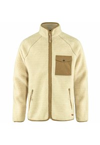 VARDAG PILE FLEECE M - Flísová bunda - chalk white