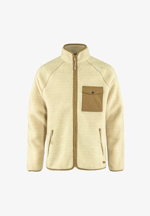 Fjällräven VARDAG PILE FLEECE M - Fleecová bunda - chalk white