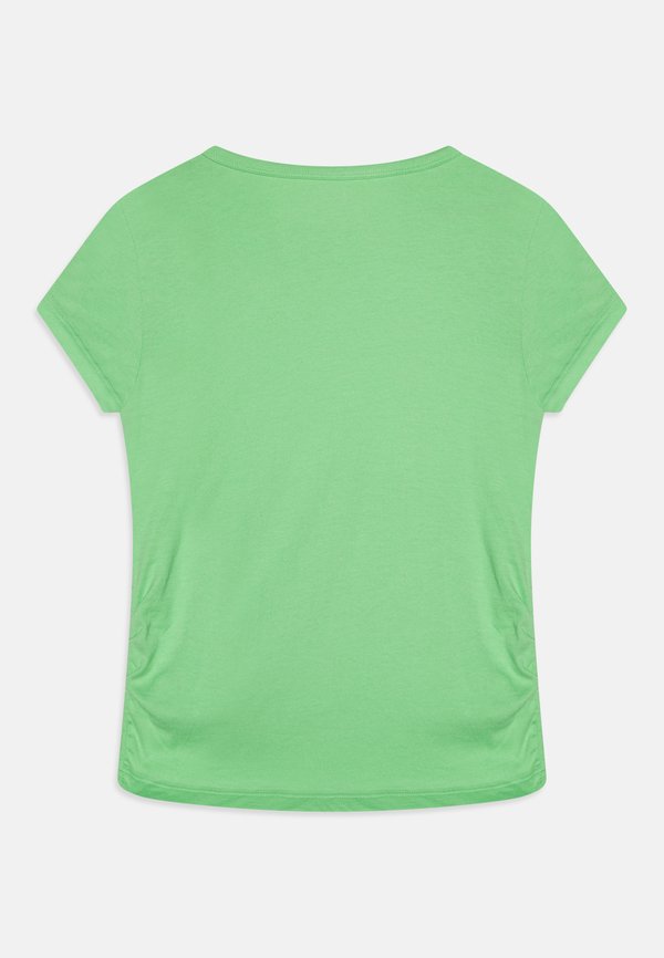 LOGO SIDE RUCHED TEE GIRLS - Print T-shirt2