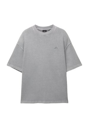 PULL&BEAR SHORT SLEEVE  - Osnovna majica kratkih rukava - grey