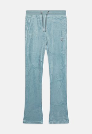 DIAMANTE BOOTCUT - Tracksuit bottoms - stone blue