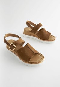 Next FOREVER COMFORT - Sandály na platformě - tan brown