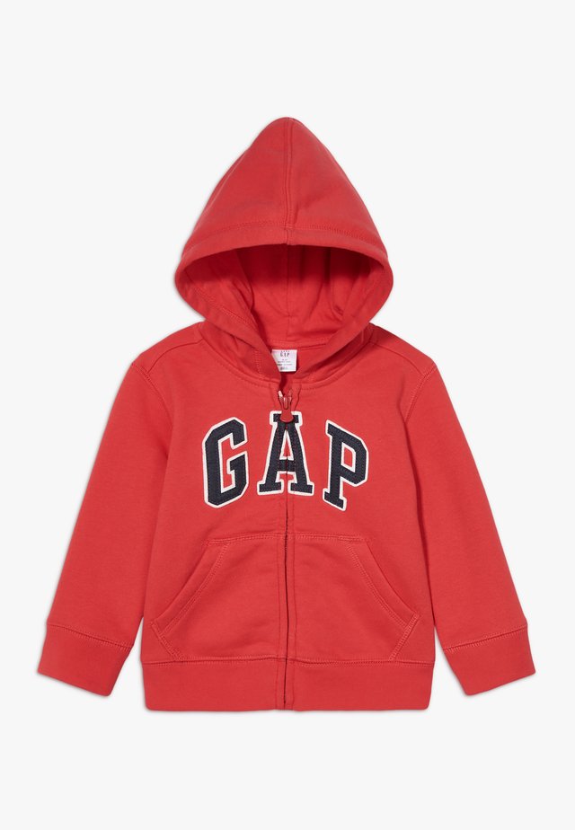 TODDLER BOY LOGO - Sudadera con cremallera - red wagon