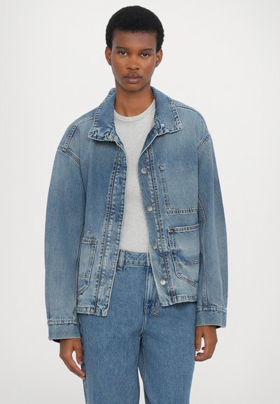 CLOSED SHACKET - Teksajakk - mid blue
