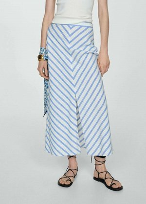 Mango MARINA - Maxi skirt - white