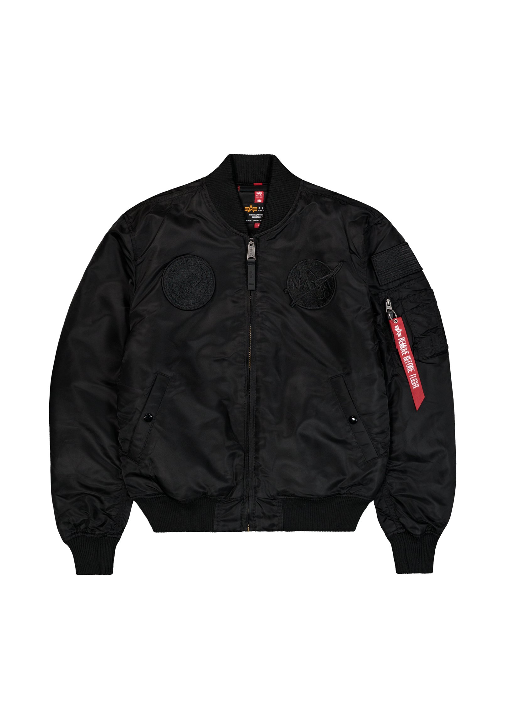Alpha Industries MA-1 VF NASA - Bomber Jacket - all black/black