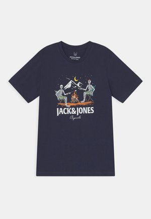 TEE SS CREW NECK FST JNR - Print T-shirt - navy blazer