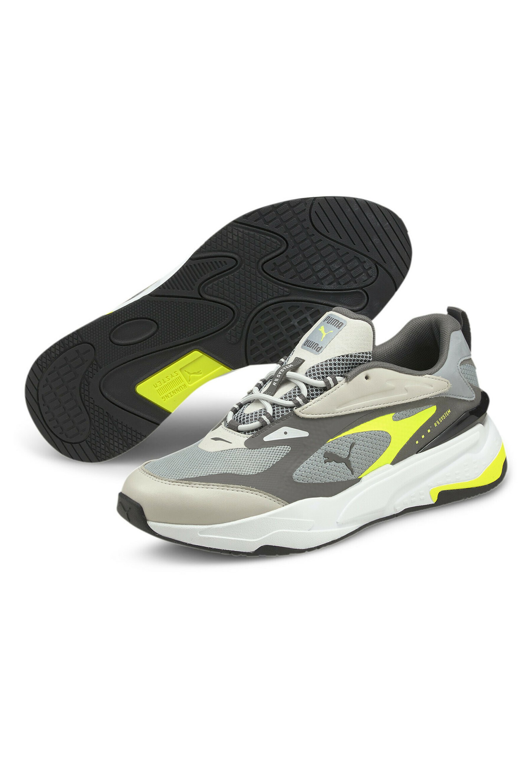 yellow puma trainers