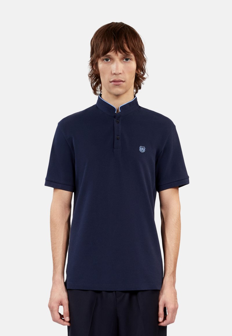 The Kooples Lihtne T-särk - navy  piping navy