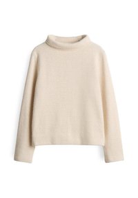 RELAXED FIT SUBTLE STRUCTURE - Maglione - macadamia