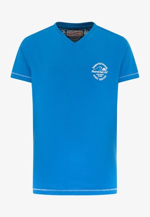 Print T-shirt - electric blue