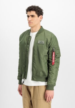 Alpha Industries, ALPHA INDUSTRIES MEN - BOMBER JACKETS MA-1 VF EMB BACK - Bomberjacke - sage-green