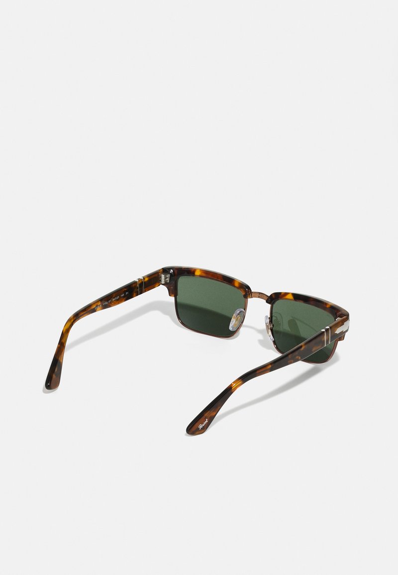 Persol Honey Frame Uni-Sex Rectangular Sunglasses with Green Lenses Persol 0PO3272S 204/4E Honey/Green 55mm Men main image 2