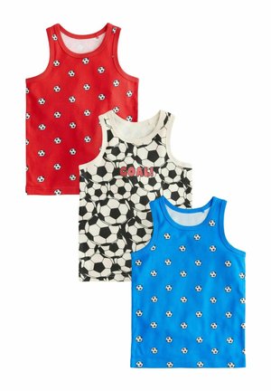 REGULAR FIT 3 PACK - Viršus - red blue football