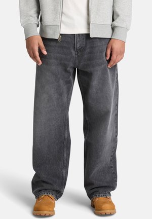Timberland, Loose Jeans - black