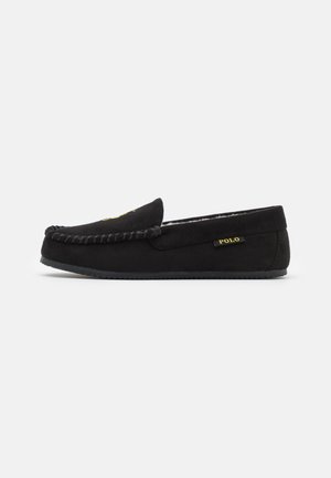 EXCLUSIVE DEZI UNISEX - Slippers - black/gold