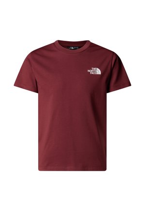 The North Face SIMPLE DOME TEE UNISEX - Sportovní tričko - sumac