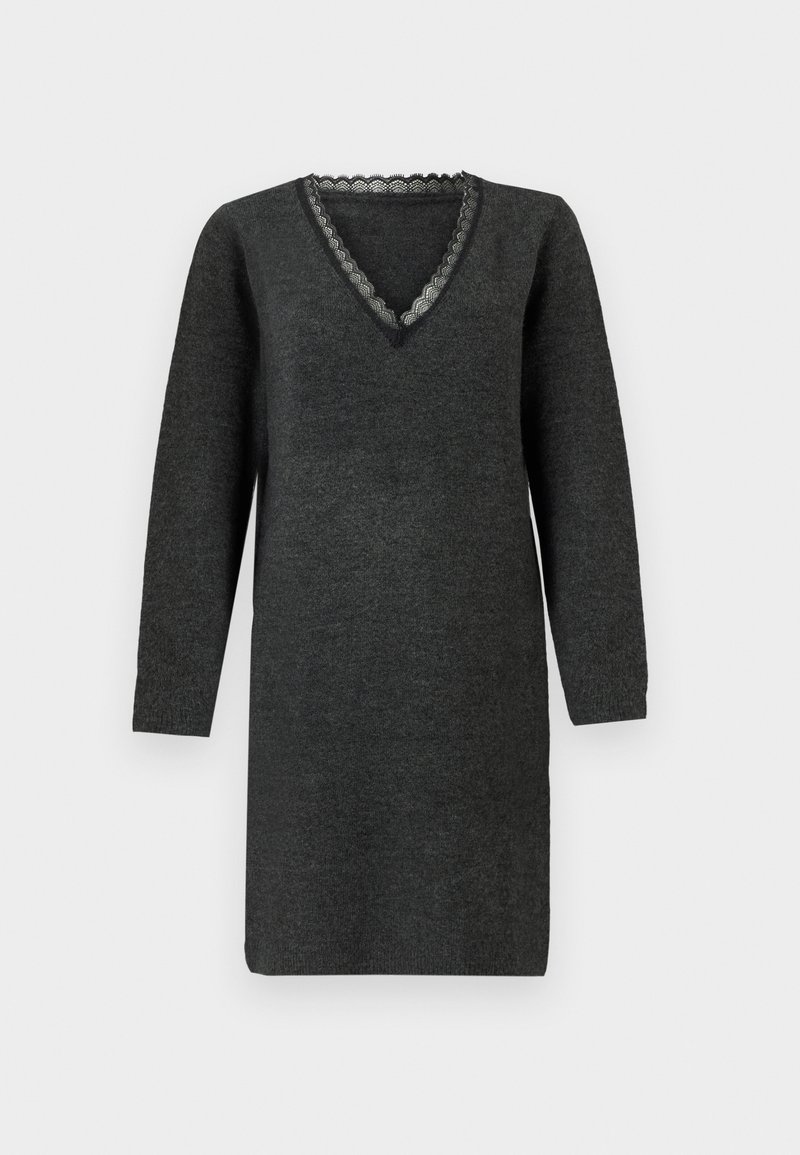 Only Gebreide jurk donkergrijs Only Gebreide jurk donkergrijs